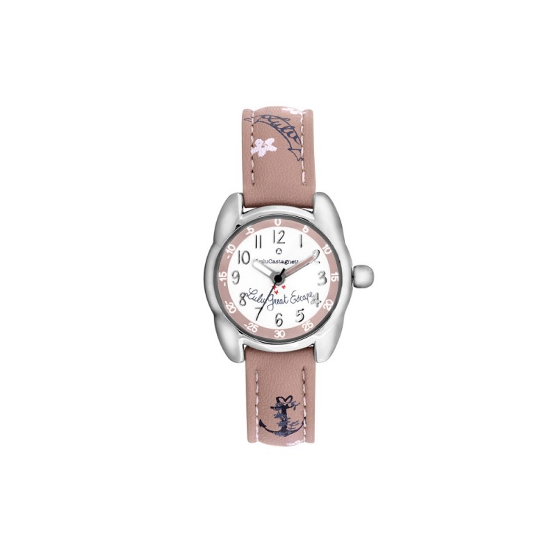Lulu Castagnette Escape Montre Fille Cuir Rose 38976 Lulu Castagnette Escape Montre Fille Cuir Rose 38976