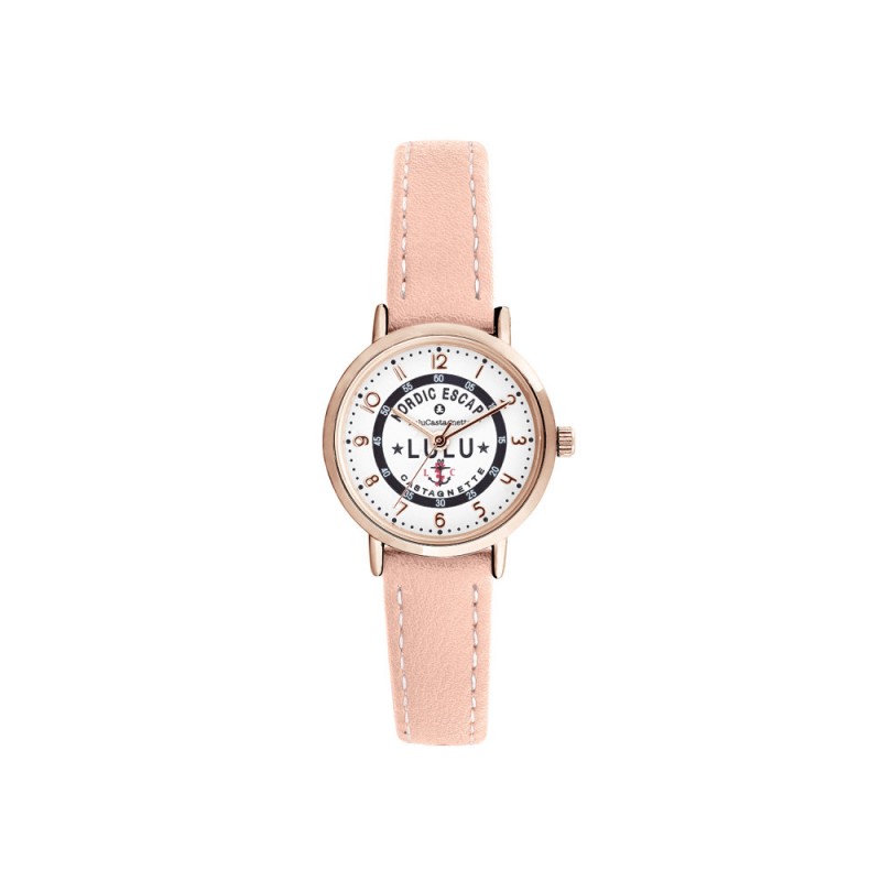Lulu Castagnette Sea You Montre Fille Cuir Rose 38978 Lulu Castagnette Sea You Montre Fille Cuir Rose 38978