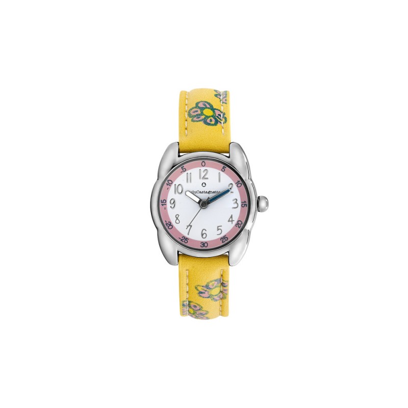 Lulu Castagnette Petite Lulu Urban Farmer Montre Fille Cuir Jaune 38967 Lulu Castagnette Petite Lulu Urban Farmer Montre Fille Cuir Jaune 38967