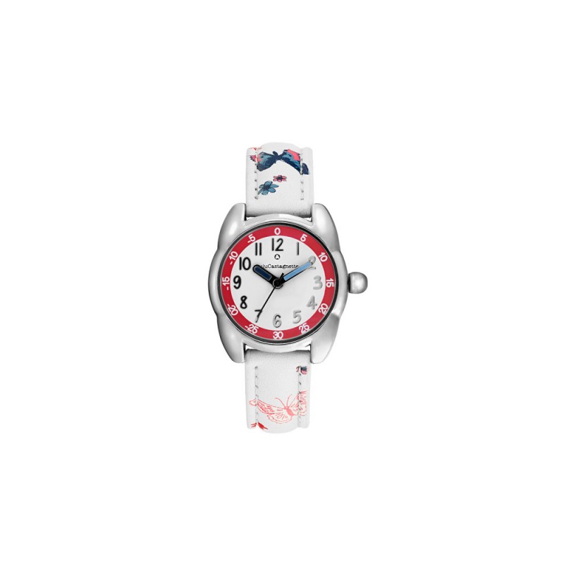 Lulu Castagnette Petite Lulu Joy Montre Fille Cuir Blanc 38931 Lulu Castagnette Petite Lulu Joy Montre Fille Cuir Blanc 38931