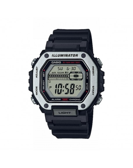 Casio Homme Chrono Résine Noir MWD-110H-1AVEF