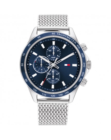 Tommy Hilfiger Miles Montre Homme Chrono Acier Milanais 1792018