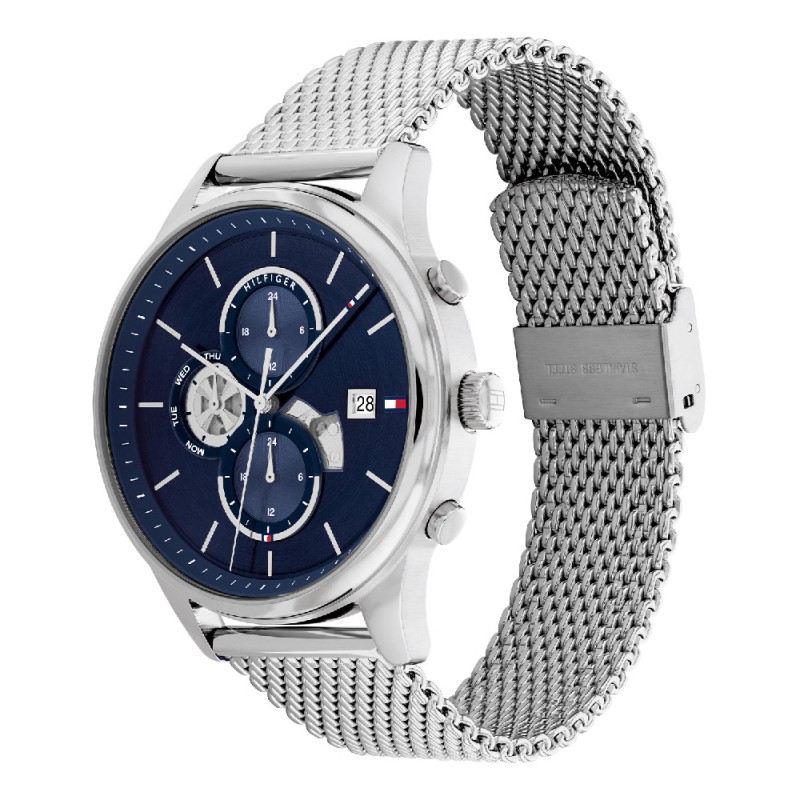 Tommy Hilfiger Weston Montre Homme Multifonction Acier Milanais 1710504 ...