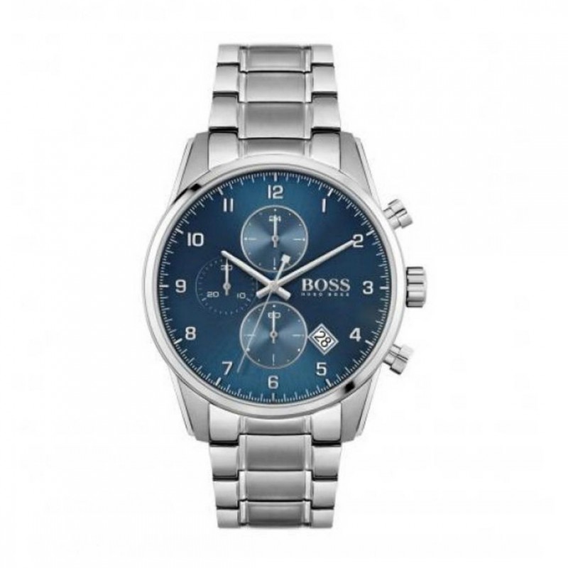 Boss Skymaster Montre Homme Chronographe Acier 1513784 Boss Skymaster Montre Homme Chronographe Acier 1513784