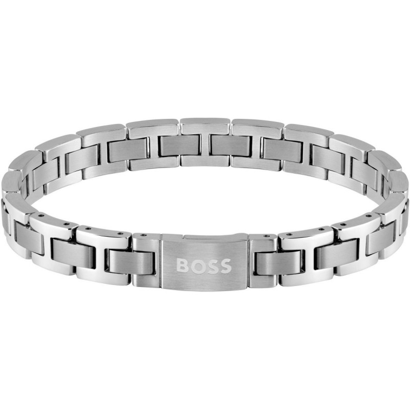 Boss Bracelet Homme Acier Argenté 1580036 Boss Bracelet Homme Acier Argenté 1580036