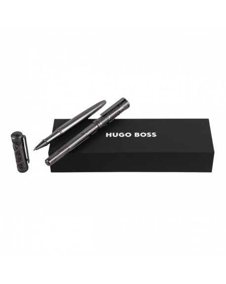 Hugo Boss Parure Craft Gun (stylo bille & stylo plume) HPBP308D