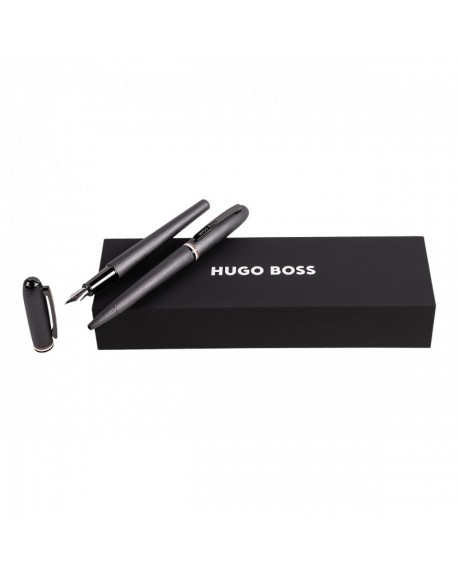 Hugo Boss Parure Contour Iconic (stylo bille & stylo plume) HPBP341D