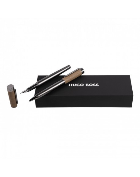 Hugo Boss Parure Corium Camel (stylo bille & stylo plume) HPBP389X