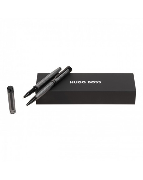 Hugo Boss Parure Filament Gun (stylo bille & stylo roller) HPBR265D