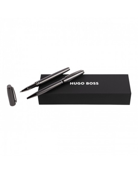 Hugo Boss Parure Stream Gun (stylo bille & stylo roller) HPBR378D