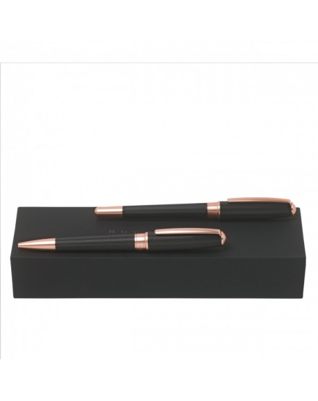 Hugo Boss Parure Essential Rosegold (stylo bille & stylo roller) HPBR744E