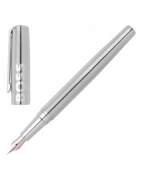 Hugo Boss Stylo plume Label Chrome HSH2092B