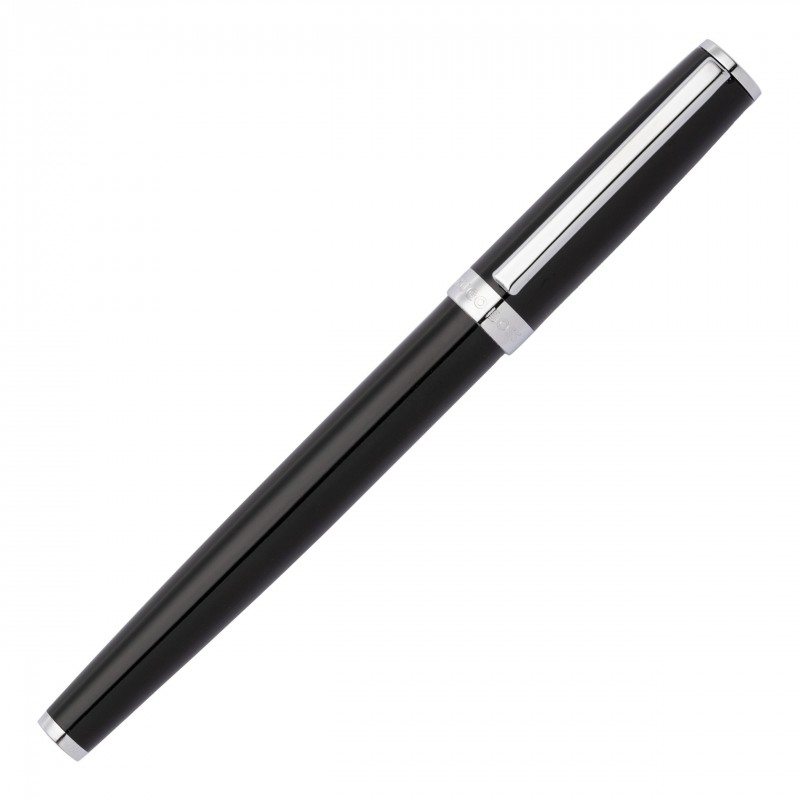 Stylo à Bille Hugo Boss Gear Ribs Black – Design Personnalisé Et élégant