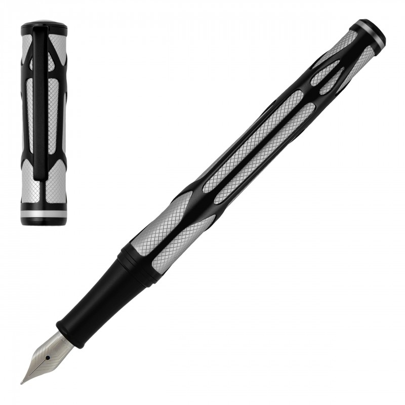 Hugo Boss Stylo plume Craft Chrome HSS3082B Hugo Boss Stylo plume Craft Chrome HSS3082B