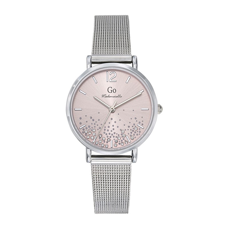 Go Girl Montre Femme Acier Argenté Milanais 695527 Go Girl Montre Femme Acier Argenté Milanais 695527