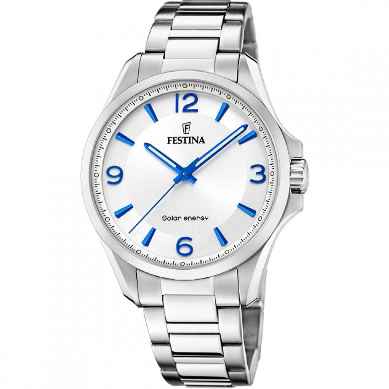 Festina Solar Energy Montre Homme Acier Argenté F20656/1 Festina Solar Energy Montre Homme Acier Argenté F20656/1
