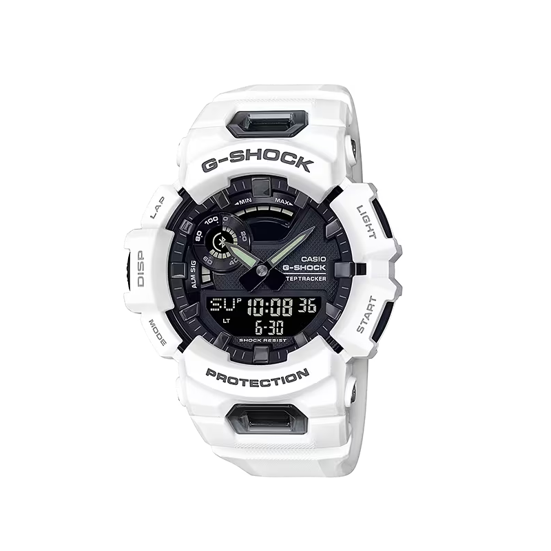 Casio G-Shock Montre Homme Bluetooth Chrono Résine Blanche GBA-900-7AER Casio G-Shock Montre Homme Bluetooth Chrono Résine Blanche GBA-900-7AER
