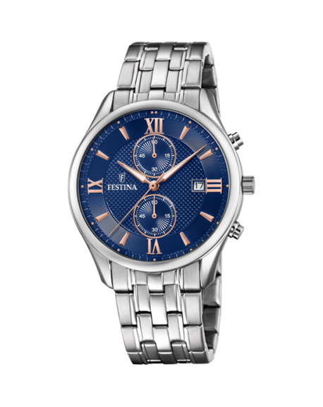 Festina Montre Timeless Chronograph Homme Acier F6854/6