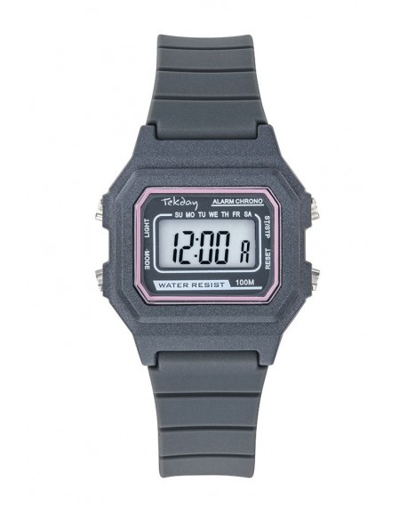 Tekday Montre Junior Silicone Gris 654834