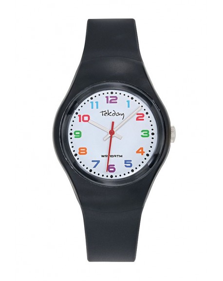 Tekday Montre Junior Silicone Noir 654841