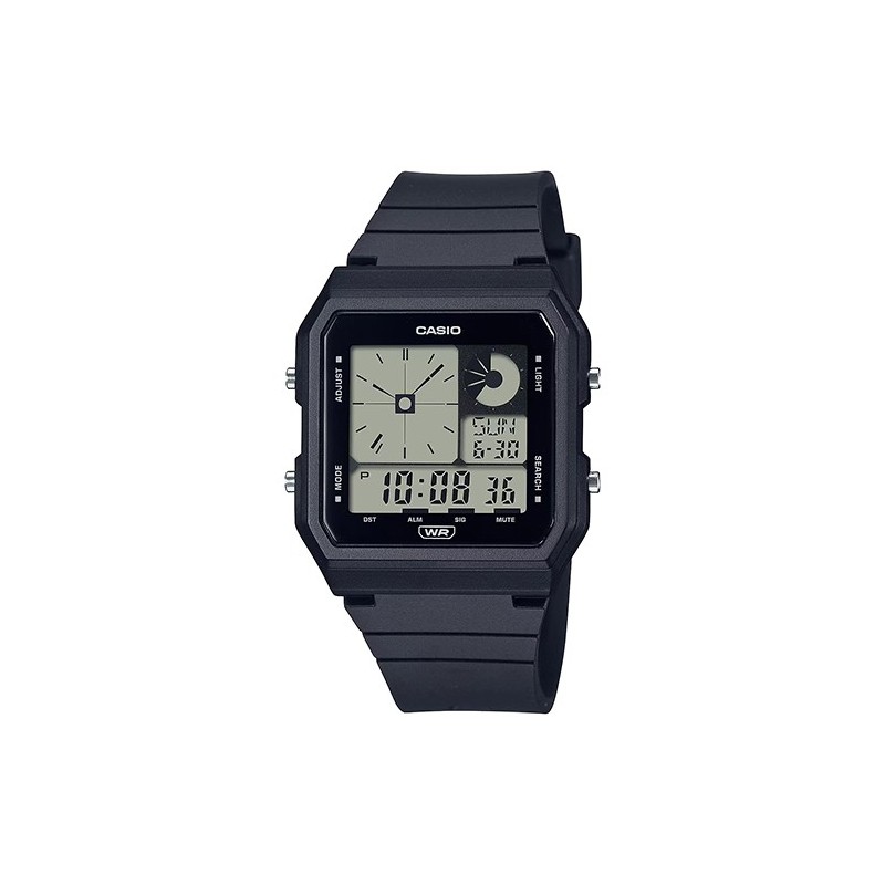 Casio Pop Montre Unisex Résine Noire Bio LF-20W-1AEF Casio Pop Montre Unisex Résine Noire Bio LF-20W-1AEF