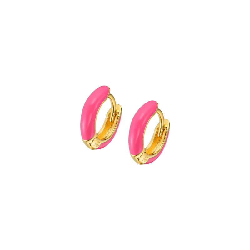 Lotus Silver Boucles D'Oreilles Créoles Femme Argent Doré LP3498-4/1