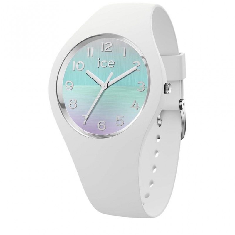 Ice Watch Horizon Turquoise Numbers Montre Femme Small Silicone Blanc 021356