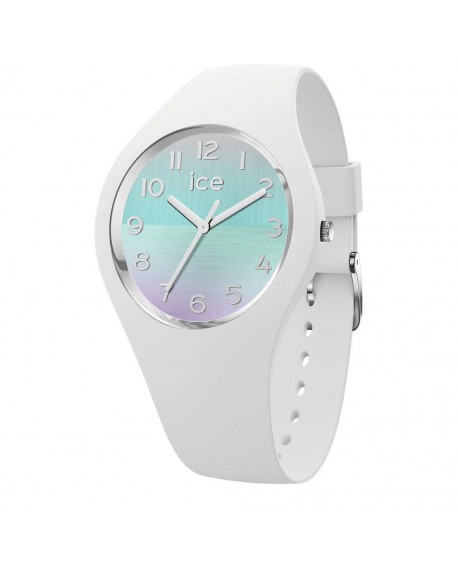 Ice Watch Horizon Turquoise Numbers Montre Femme Small Silicone Blanc 021356