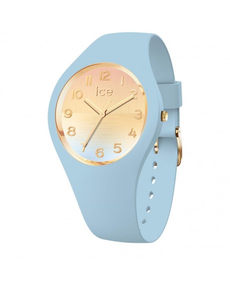 Ice Watch Horizon Blue Gold Montre Femme Small Silicone Bleu 021358
