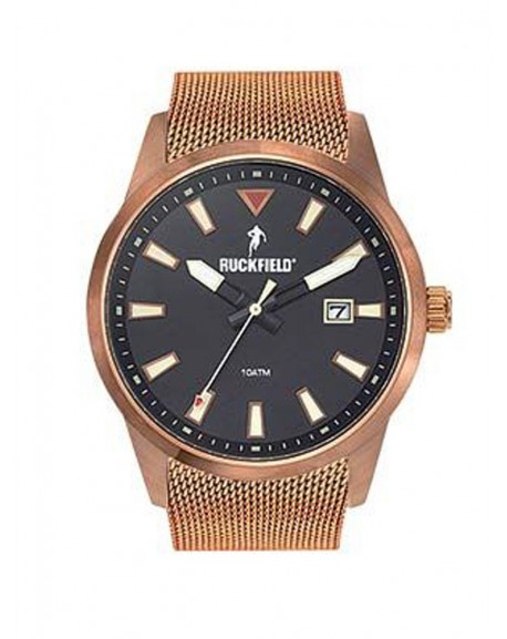 Ruckfield Montre Homme Acier Cuivré Milanais 685147