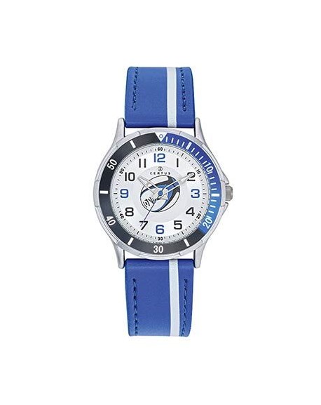 Certus Montre Enfant Cuir Synthétique Bleu Et Blanc 647670