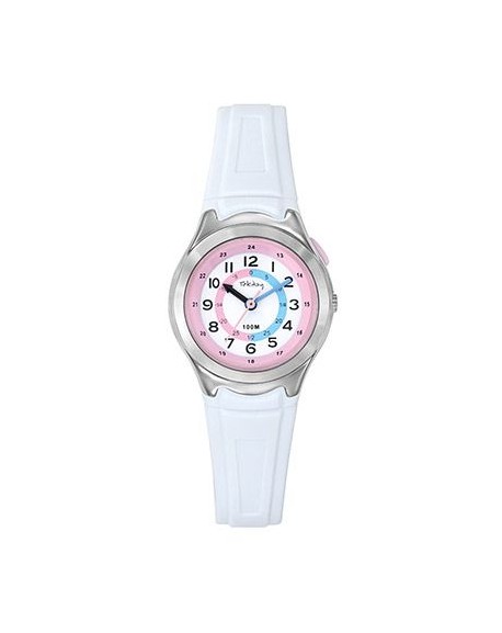 Tekday Montre Junior Silicone Blanc 654875