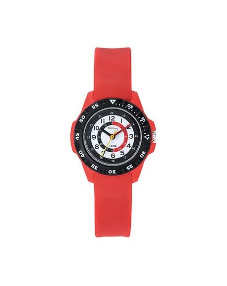 Tekday Montre Junior Silicone Rouge 654881