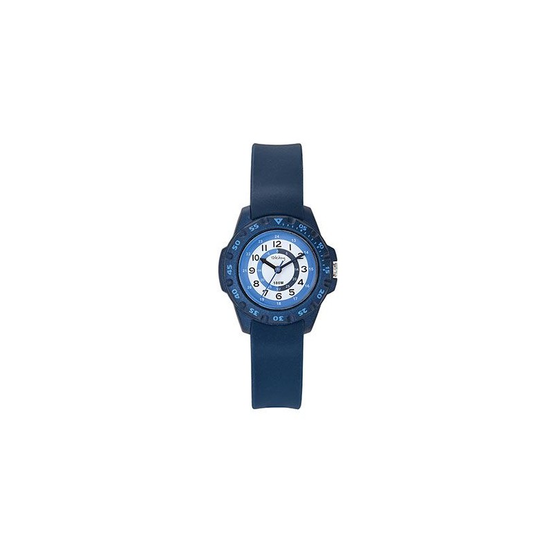 Tekday Montre Junior Silicone Bleu 654882
