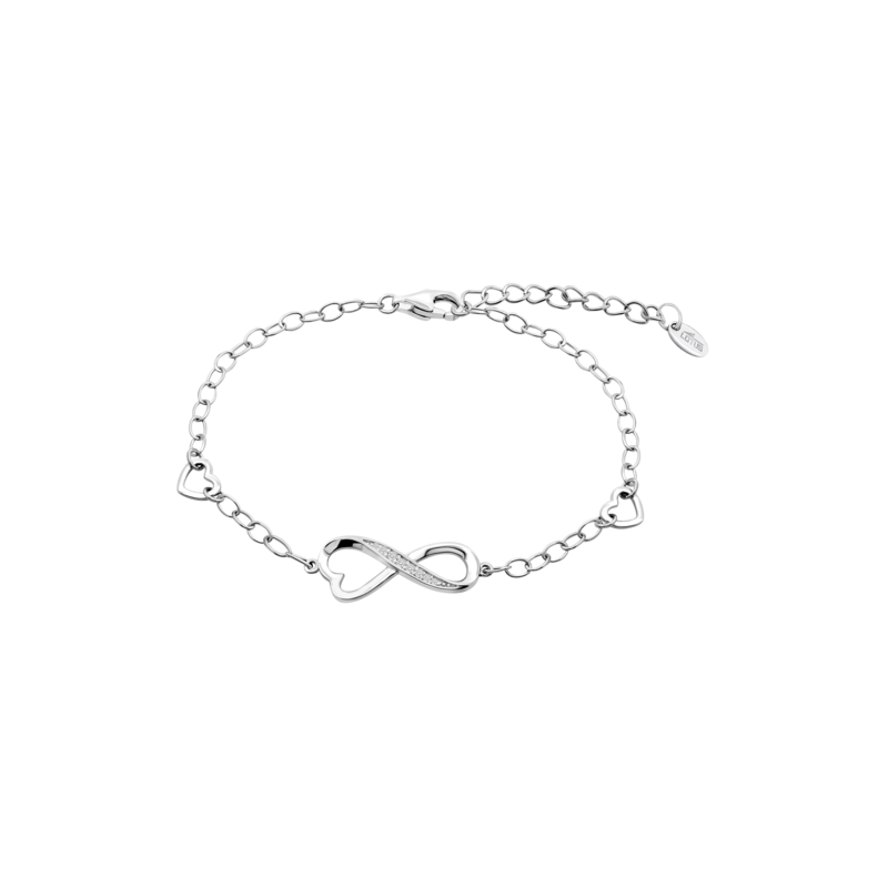 Lotus Silver Bracelet Femme Argent Cœur Et Infini LP3616-2/1