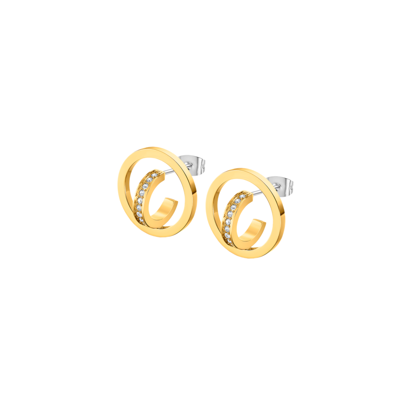 Lotus Style Boucles D'Oreilles Femme Acier Et Strass - LS2321-4/2 Lotus Style Boucles D'Oreilles Femme Acier Et Strass - LS2321-4/2