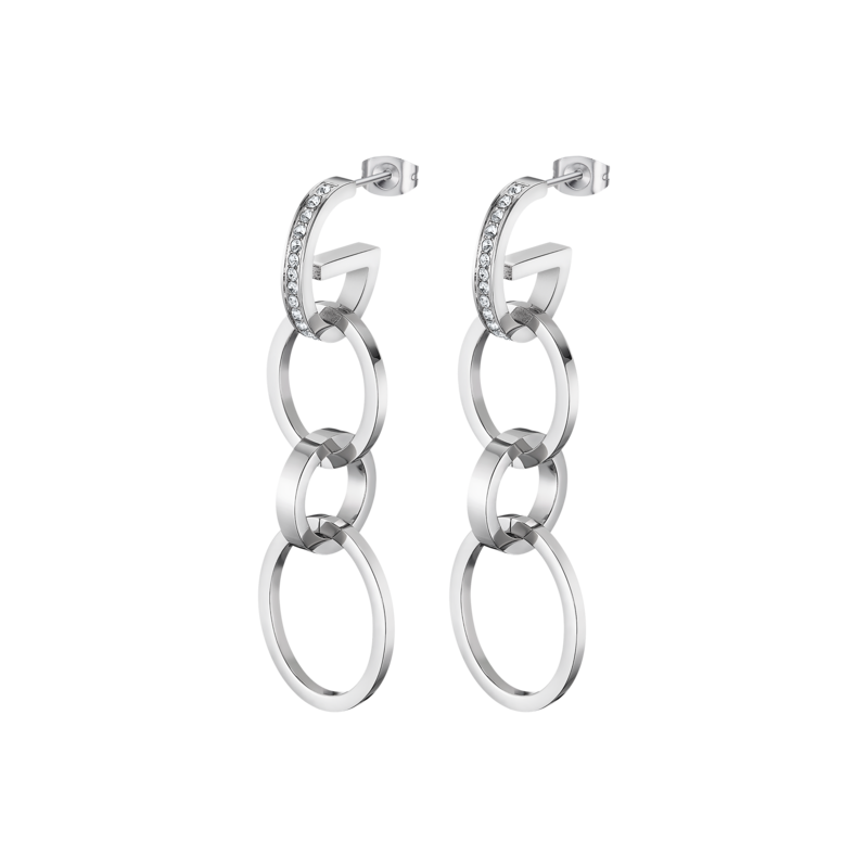 Lotus Style Boucles D'Oreilles Femme Acier Et Strass - LS2323-4/1 Lotus Style Boucles D'Oreilles Femme Acier Et Strass - LS2323-4/1