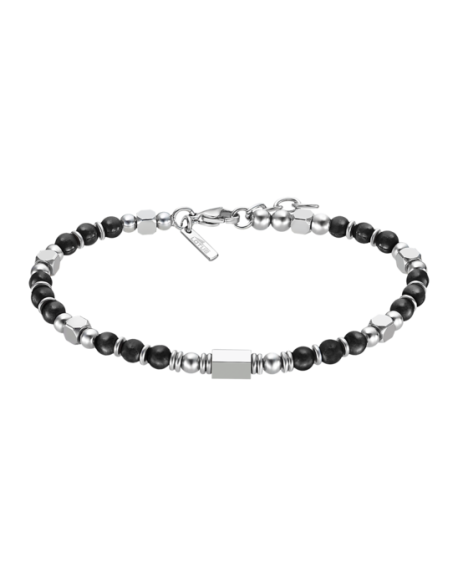 Lotus Style Bracelet Homme Acier Et Perles LS2308-2/1