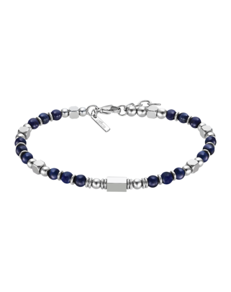 Lotus Style Bracelet Homme Acier Et Perles LS2308-2/2