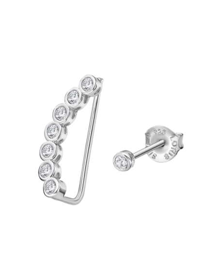 Lotus Silver Boucle D'Oreille Femme Argent Strass LP3390-4/1