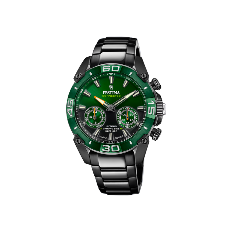 Festina Chrono Bike Connectée Montre Homme Acier Noir F20548/2 Festina Chrono Bike Connectée Montre Homme Acier Noir F20548/2