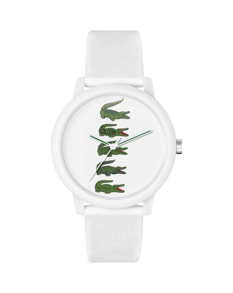 Lacoste 12.12 Montre Homme Silicone Blanc 2011280