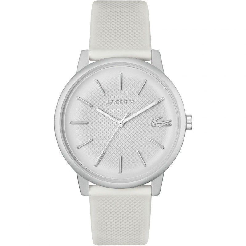 Lacoste 12.12 Montre Homme Silicone Blanc 2011240