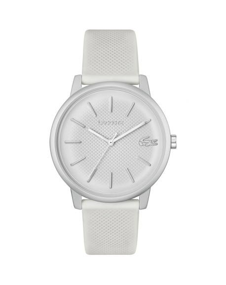 Lacoste 12.12 Montre Homme Silicone Blanc 2011240