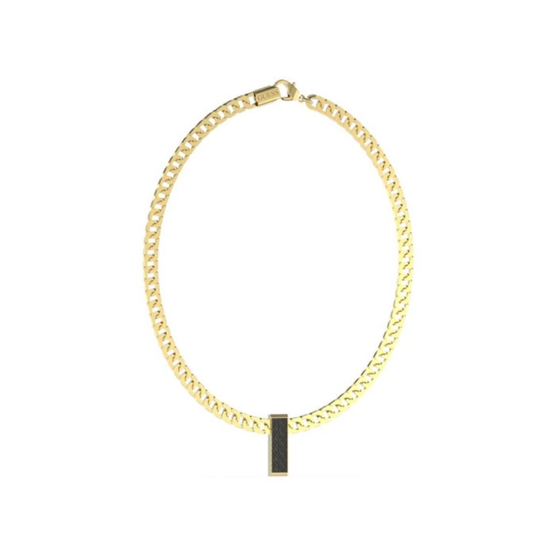 Guess King's Road Collier Homme Acier Doré JUMN03223JWYGBK Guess King's Road Collier Homme Acier Doré JUMN03223JWYGBK