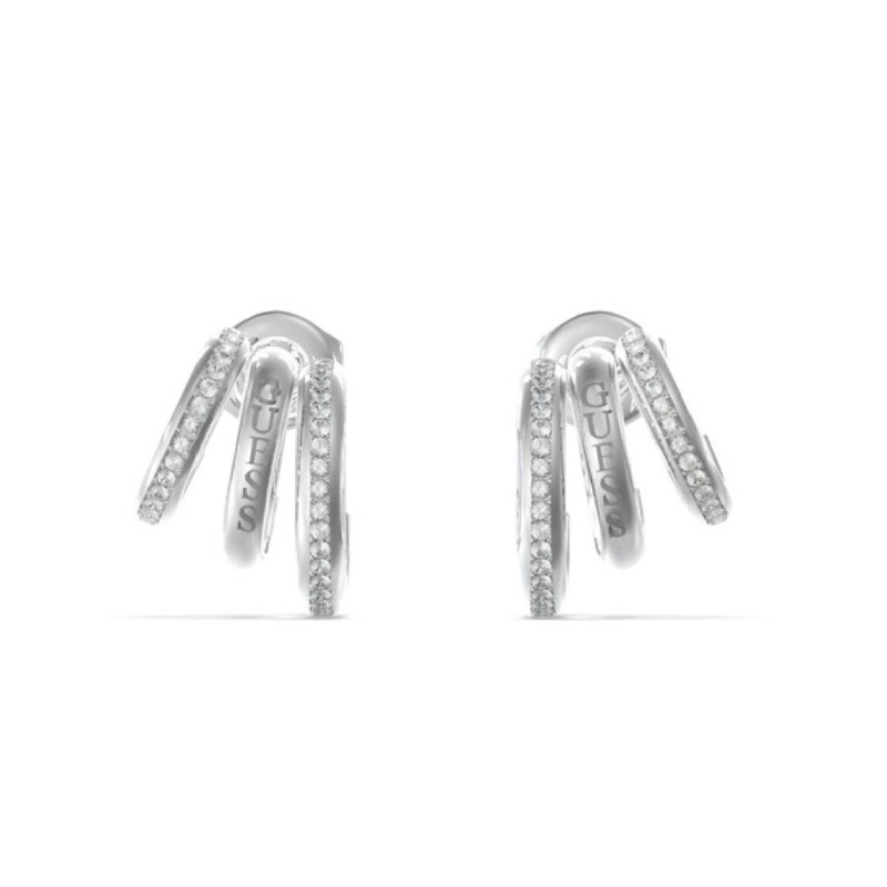 Guess Crazy Earrings Boucles D'Oreilles Acier JUBE03302JWRH Guess Crazy Earrings Boucles D'Oreilles Acier JUBE03302JWRH