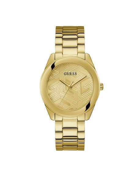 Guess Cubed Montre Femme Acier Doré GW0606L2