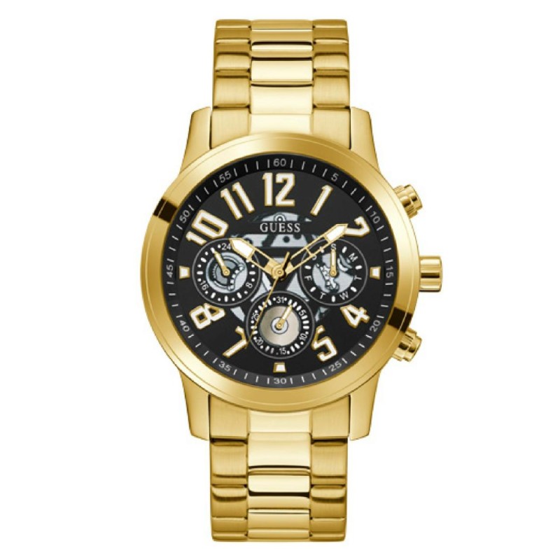 Guess Parker Montre Homme Multifonction Acier Doré GW0627G2