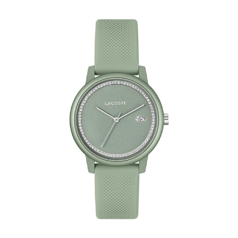 Lacoste 12.12 Go Montre Femme Silicone Vert 2001320 Lacoste 12.12 Go Montre Femme Silicone Vert 2001320