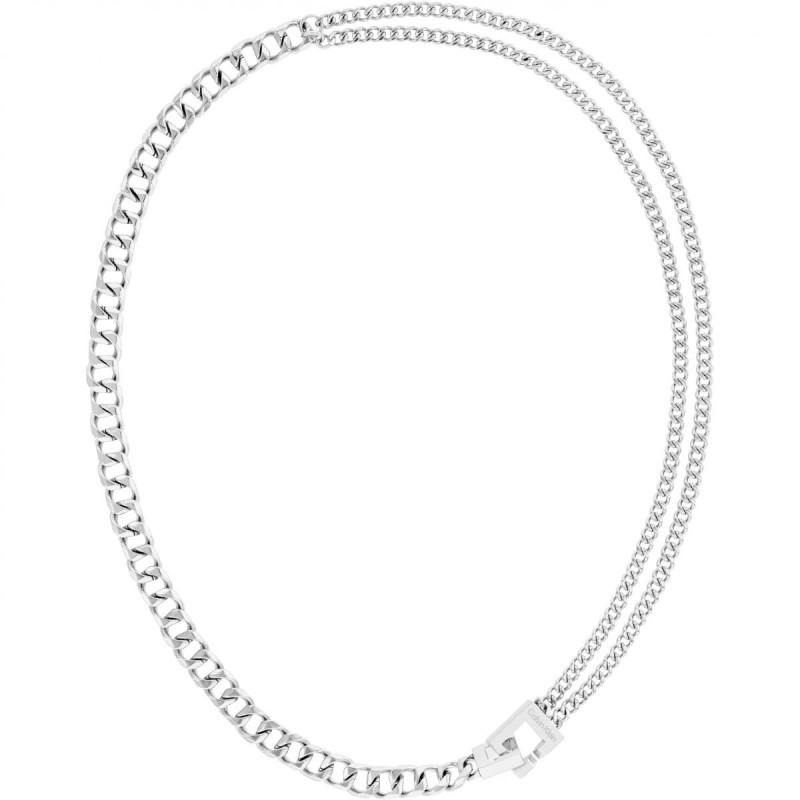 Calvin Klein Collier Femme Acier Argenté 35000465 Calvin Klein Collier Femme Acier Argenté 35000465